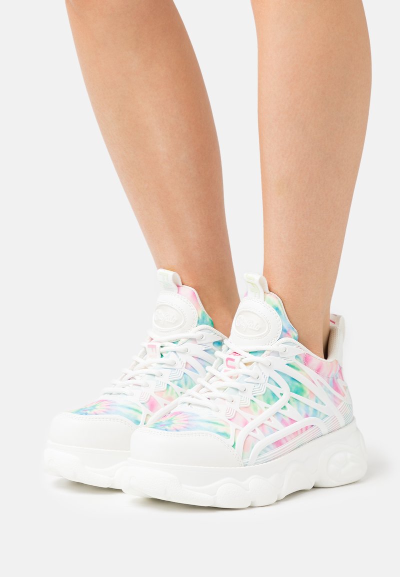 Buffalo FLOW Sneakers white/multicoloured/vit Zalando.se