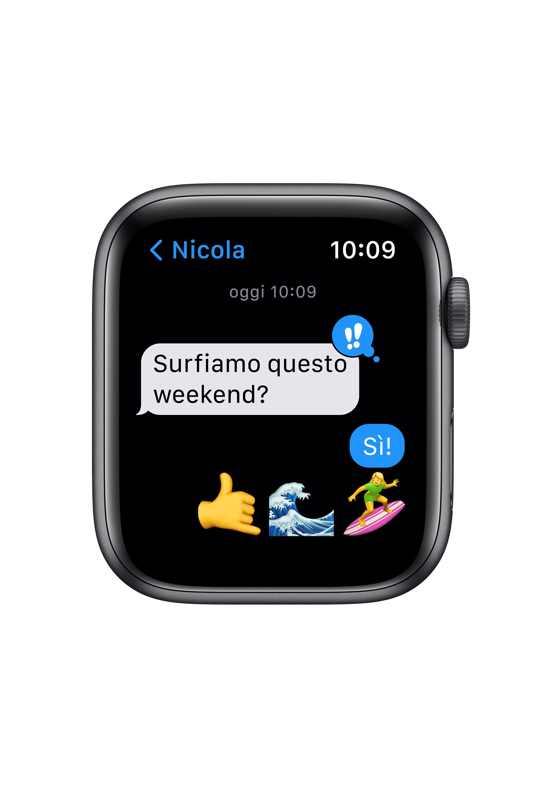 Apple APPLE WATCH SE 44MM (GPS) - Smartwatch - space grey aluminium case  with midnight sport band/nero - Zalando.it