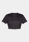 YOGA STUDIO WRAPPED - Majica kratkih rukava s printom - black/grey six