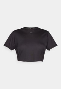 YOGA STUDIO WRAPPED - T-shirt imprimé - black/grey six