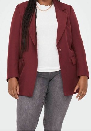 Short coat - dark red
