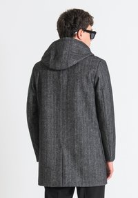Antony Morato ROBERT REGULAR FIT WITH HOOD - Kratki kaputi - steel grey
