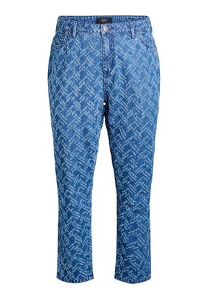 MILLE MIT STRUKTURMUSTER - Jean droit - b d zigzag