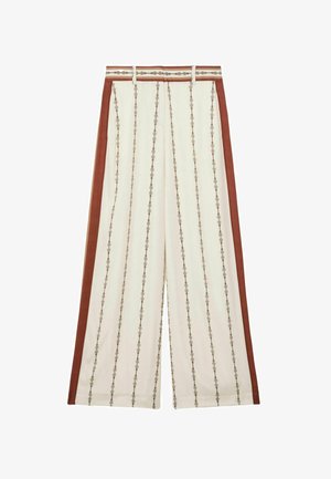 Reiss, LYDIA CHAIN-PRINT WIDE - Bukser - ivory