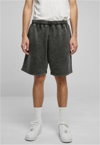 Urban Classics - HEAVY WASHED  - Shorts - black Thumbnail Image 1