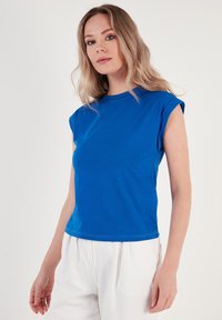 LELA T-shirt basic - royal blue