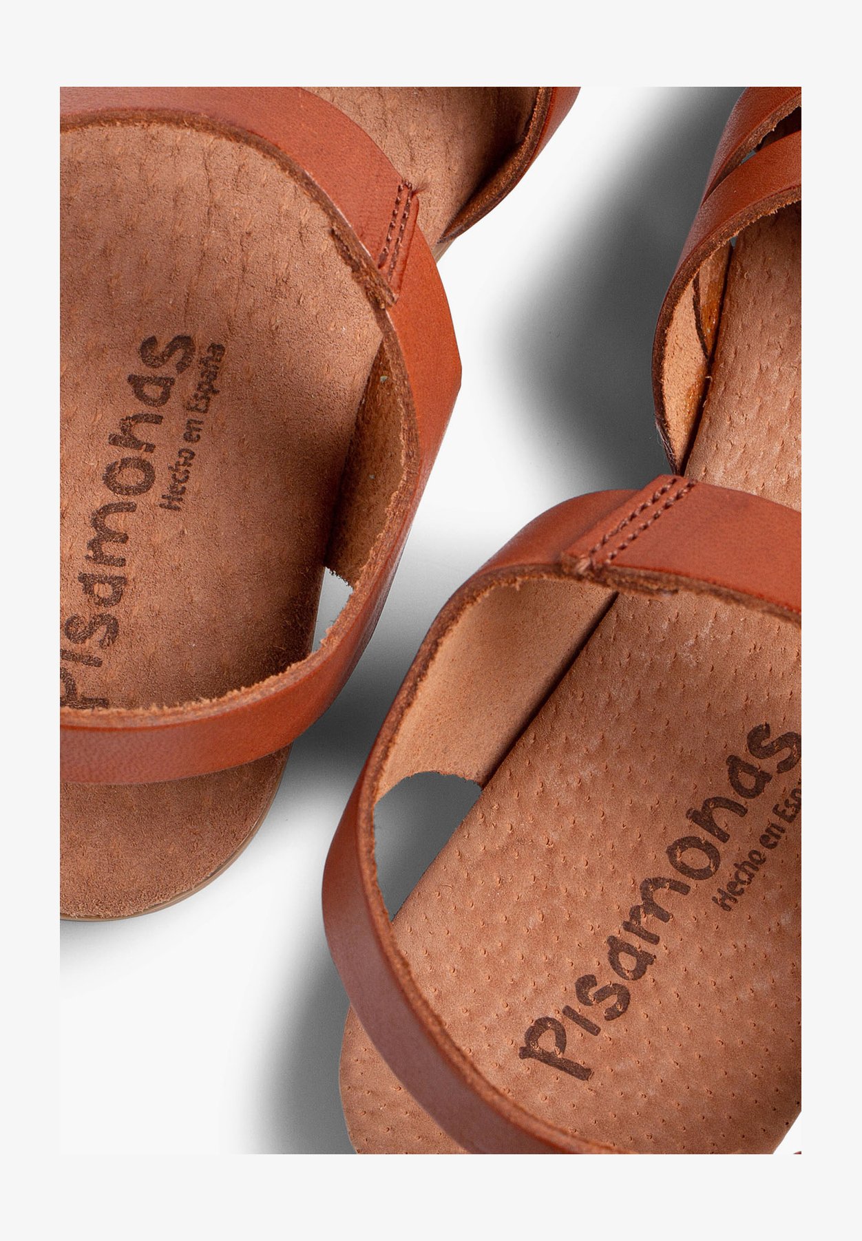 Pisamonas Sandali In Pelle Con Suola Bio Per Donna E Bambino - Modello Granchio, Chiusura A Caviglia, Made In Spain