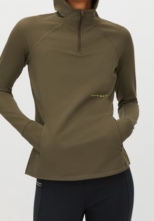 Sweat à capuche - olive