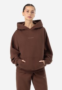 Pegador - CLARITA LOGO OVERSIZED HOODIE - Sweatshirt - washed hazel brown gum Thumbnail Image 1