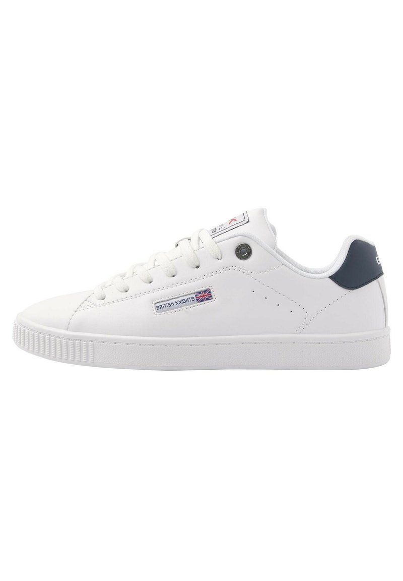 British Knights Mist Scarpe Ginnastica Donna - Leopardo Bianco, Sneaker Unisex Con Union Jack, TPR, 40 EU