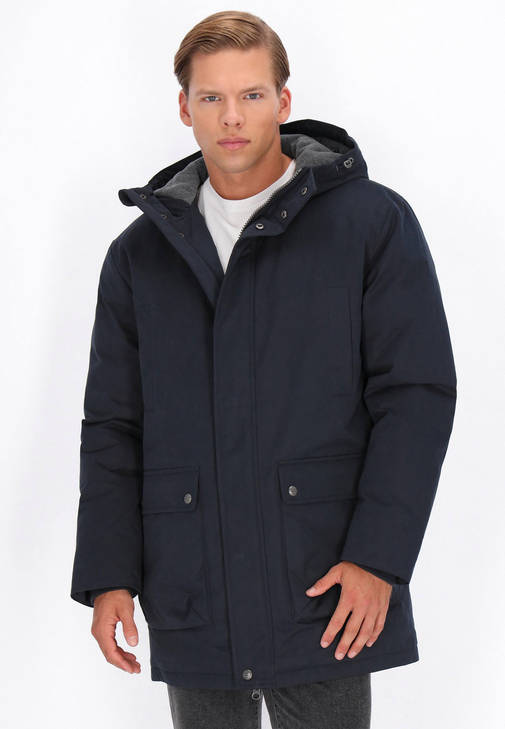 DreiMaster Winter coat navy/blue Zalando