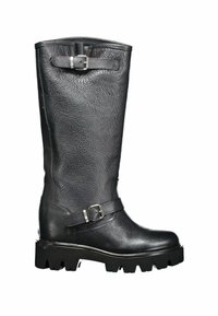 Via Tortona 18 Stivali con plateau - nero