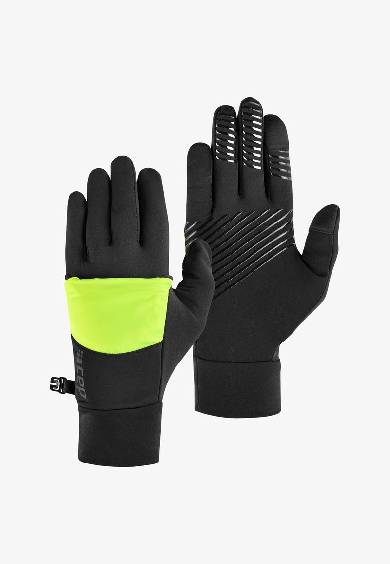 CEP COLD WEATHER GLOVES 2in1 - Gloves - neon yellow black