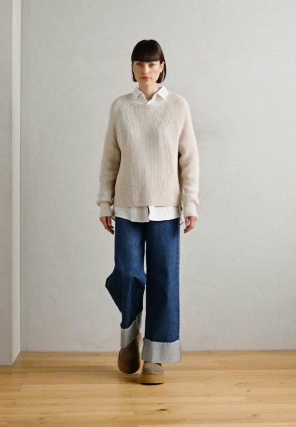 CLASSIC MINI DIPPER - Platform ankle boots - smoke plume4