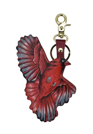 HANDPAINTED - Sleutelhanger - cardinal family