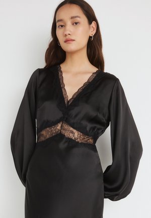 LONGSLEEVE DRESS - Festklänning - black