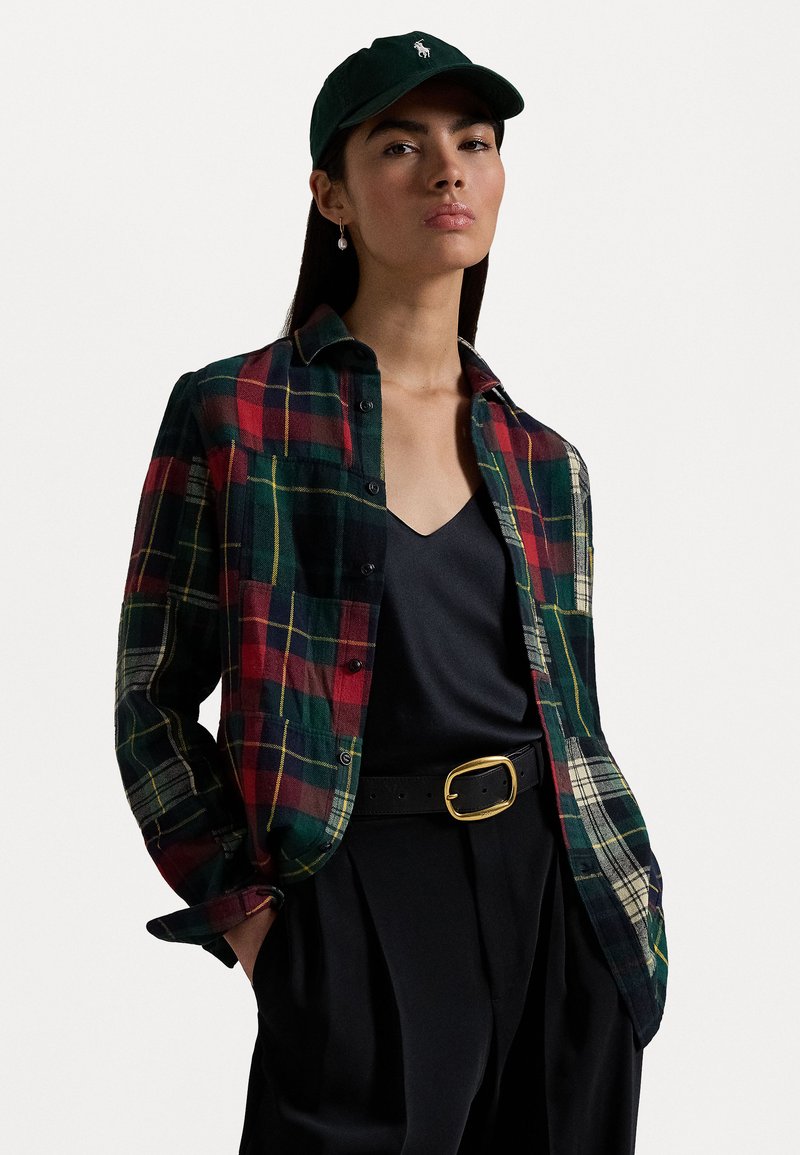 Polo Ralph Lauren SLIM FIT PATCHWORK COTTON SHIRT - Cămașă - multi-coloured