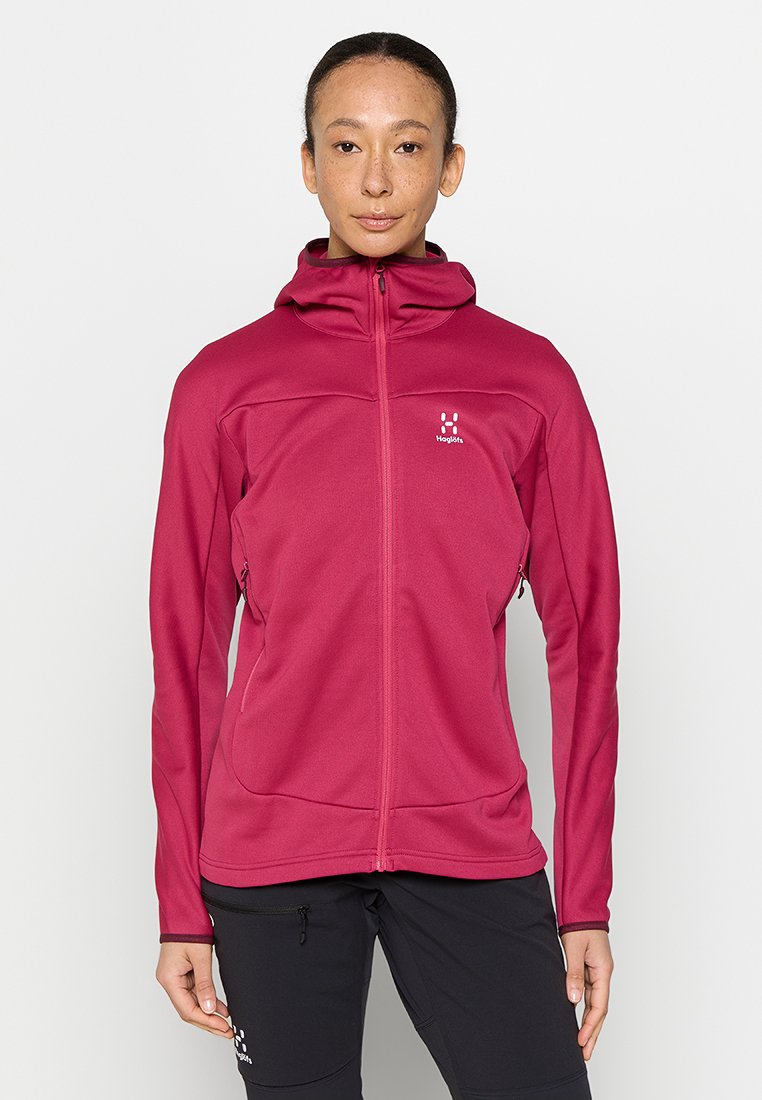 Haglöfs Fleecejas donkerrood