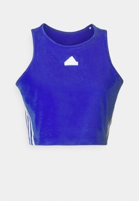 FUTURE ICONS THREE STRIPES TANK - Top - semi lucid blue