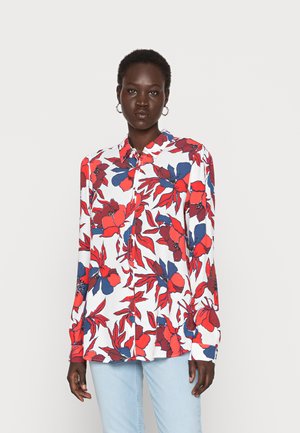 Expresso Blusa com botões - red