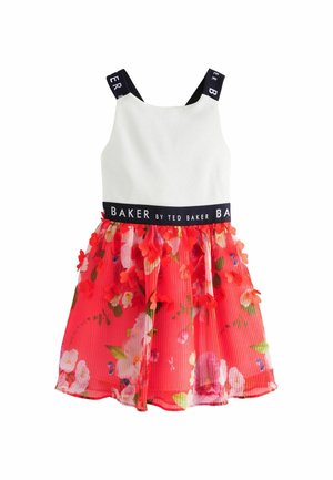 3D FLOWER MOCKABLE - REGULAR FIT - Jurk - red