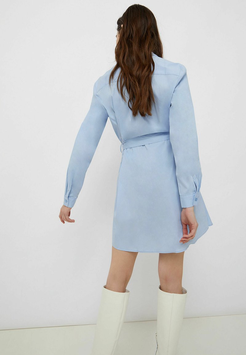 Damen Freizeitkleider | Liu Jo Jeans Blusenkleid light blue/hellblau - ZJ82455 Damen Freizeitkleider | Liu Jo Jeans Blusenkleid light blue/hellblau - ZJ82455