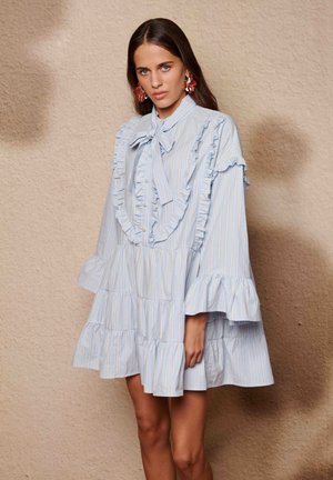 DAWN MINI DRESS - Kreklkleita - blue