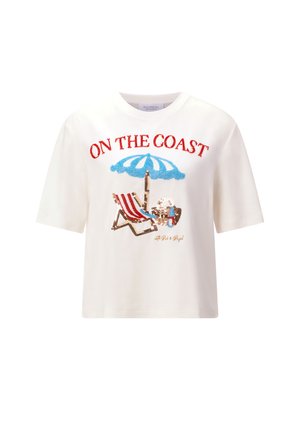 Rich & Royal, RICH & ROYAL T-SHIRT - T-Shirt print - pearl white
