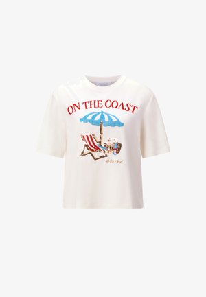 Rich & Royal, RICH & ROYAL T-SHIRT - T-Shirt print - pearl white