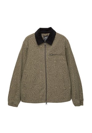 WITH COLLAR - Jeansjacke - brown
