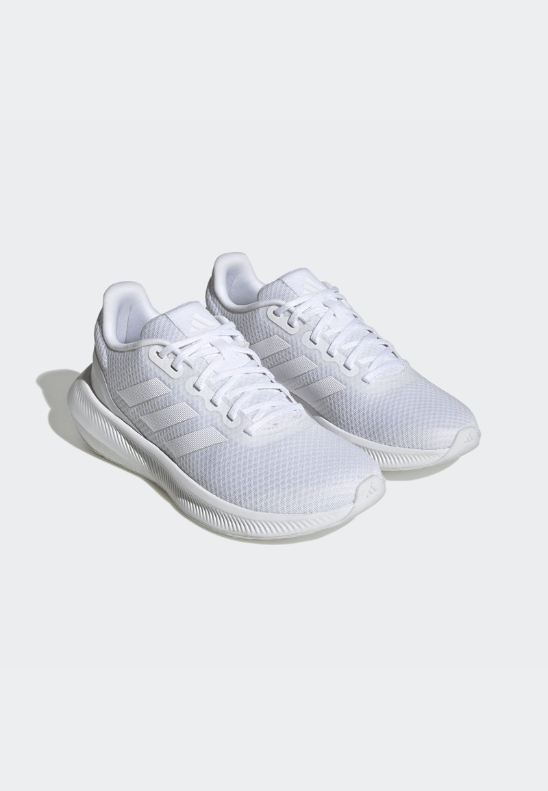 adidas Performance FALCON 3.0 - Road running shoes - footwear white/carbon/ white - Zalando