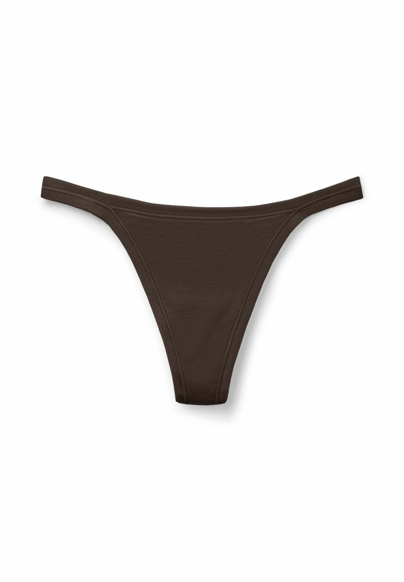 Intimissimi ULTRALIGHT WITH SIDE STRAPS - String - brown/marron foncé ...