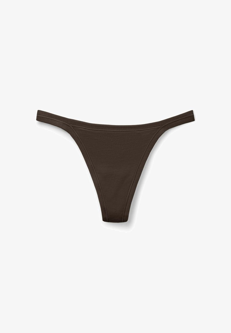 String Brown In Chinese Intimissimi ULTRALIGHT WITH SIDE STRAPS - String - brown/marron foncé ...
