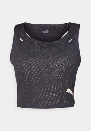 Puma RUN ULTRASPUN CROP TOP W - Top - black/fireglow