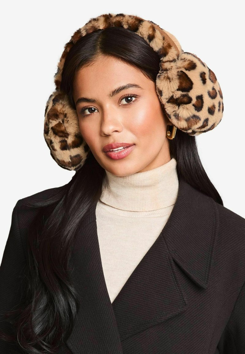 Lipsy SUPER SOFT - Orejeras - brown leopard