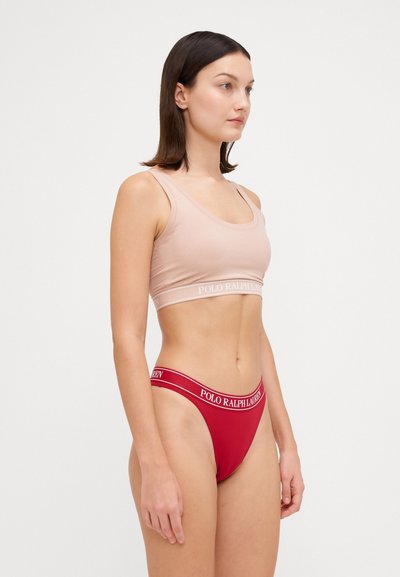 Polo Ralph Lauren MID RISE THONG - Stringi - classic red