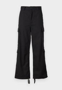 KINGSLEY PANT - Cargo trousers - black rigid