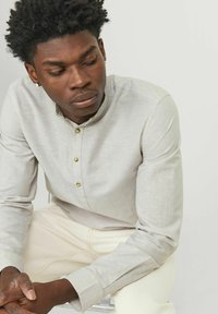 Jack & Jones SUMMER HALF PLACKET  - Camicia - crockery