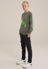 WE Fashion - Ikdienas džemperis - green Miniatūras attēls 1
