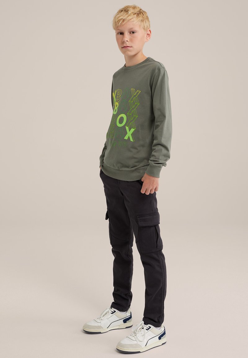 WE Fashion - Ikdienas džemperis - green, Palielināt