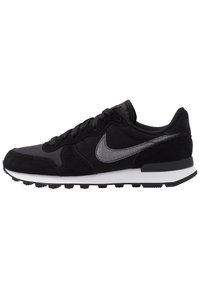 royalty Doordeweekse dagen College Nike Sportswear INTERNATIONALIST - Sneakers laag - black/dark grey/zwart -  Zalando.nl