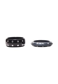 SET OF 2 STUDDED - Bracelet - black