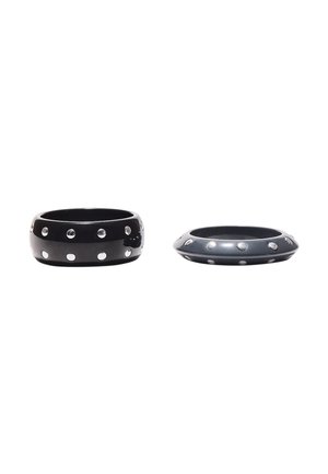 SET OF 2 STUDDED - Narukvica - black