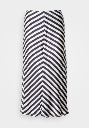 GANT CHEVRON STRIPED SKIRT - A-line skirt - evening blue