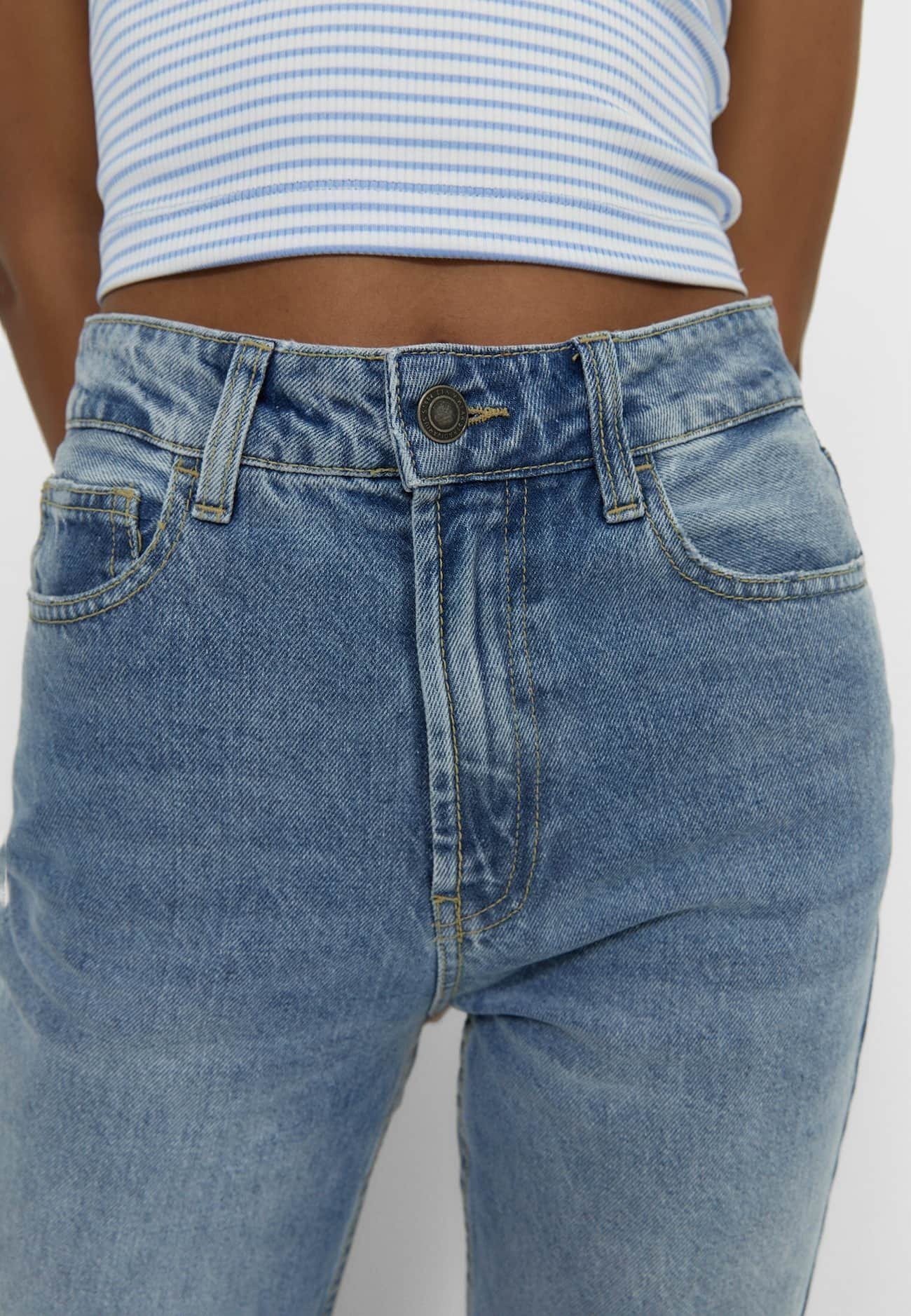 stradivarius jeans straight leg zalando 