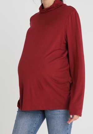 New Look Maternity Pitkähihainen paita - dark red