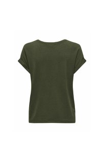 ONLY MOSTER O-NECK - Blusa - burnt olive
