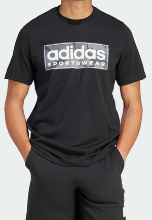 Print T-shirt - black