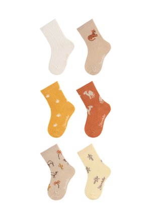 6ER-PACK - Socks - ecru