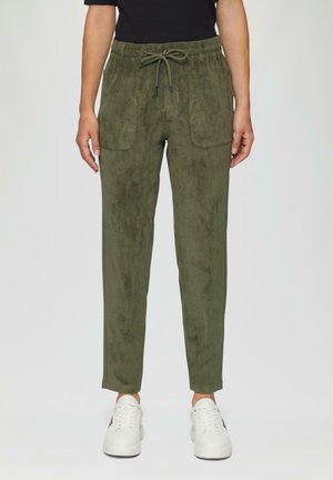 s.Oliver FLIESSENDE JOG - Trousers - olivgrün
